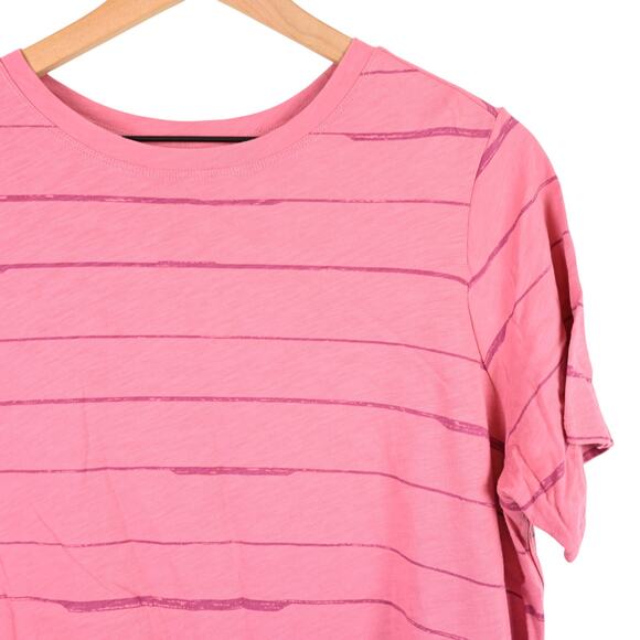 Athleta Organic Daily Striped Tee, size 1X - Picture 2 of 5